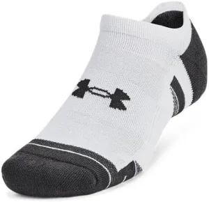Under Armour 1386243-101-LG Unisex UA Perf Tech 6pk NS WHT LG
