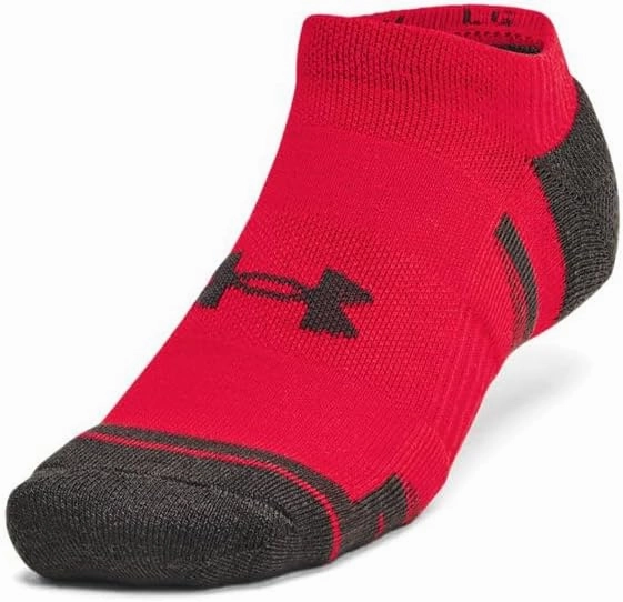 Under Armour 1386243-600-XL Unisex UA Perf Tech 6pk NS RED XL