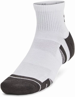 Under Armour 1386245-101-XL Unisex UA Perf Tech 6pk Qtr WHT XL