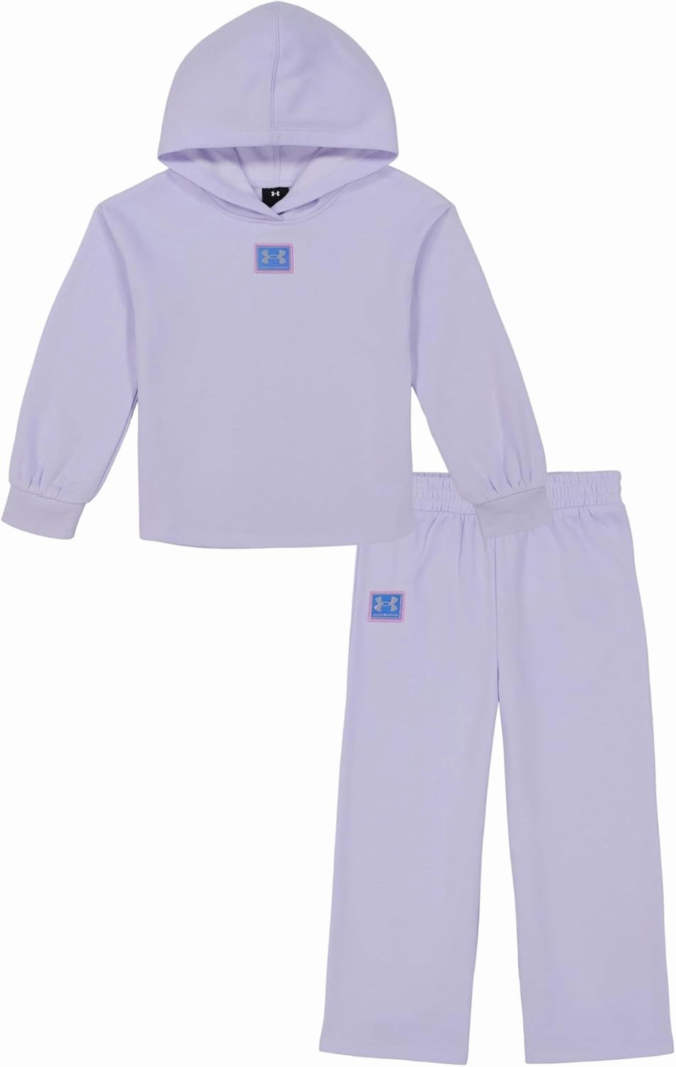 Under Armour girls Hoodie Set, Bottoms & Hoodie, Lightweight & Relaxed Fit