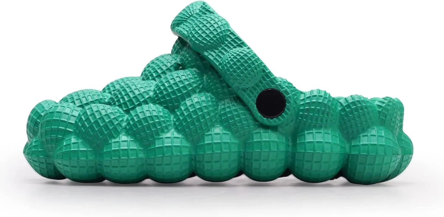 Unisex Bubble Slides Sandals for Kids Golf Ball Slides Bubble Clogs Garden Shoes Girls Boys Comfy Anti-Slip for Shower Beach Bath Indoor and Outdoor