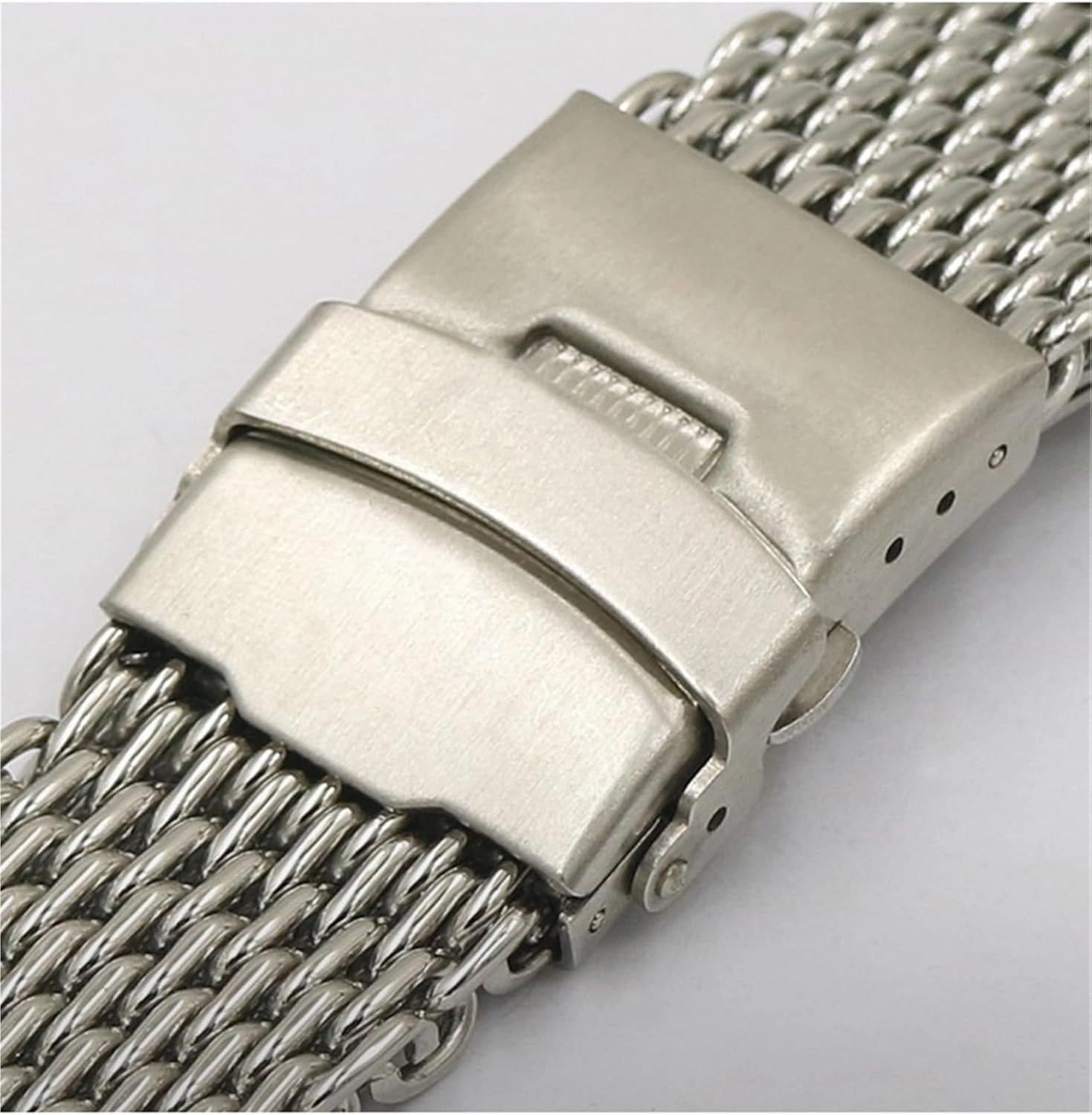 Unisex Stainless Steel Mesh Strap Quick-release Adjustable Strap