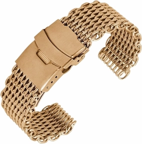 Unisex Stainless Steel Mesh Strap Quick-release Adjustable Strap