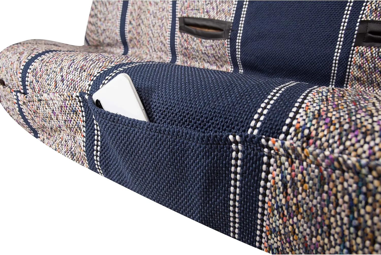Universal Baja Saddle Blanket Bench Full Size Seat Cover Fits Ford, Chevrolet, Dodge, and Full Size Pickup Trucks (Blue)