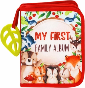 Urban Kiddy™ Baby's My First Family Album | Soft Photo Cloth Book Gift Set for Newborn Toddler & Kids (Woodland)