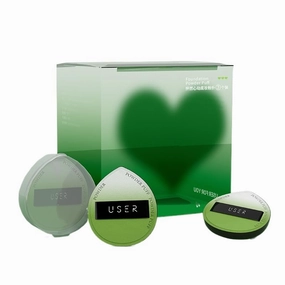 USER's Heart-Fluttering Daily Makeup Powder Puff Set of Four pieces suitable for both dry and wet use