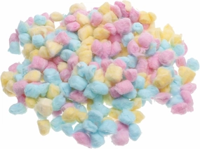 Vaguelly 1Pack Colored Cotton Balls for Newborns Soft Absorbent Cleaning Cotton Balls Convenient Single Pack for Washing Skin Care
