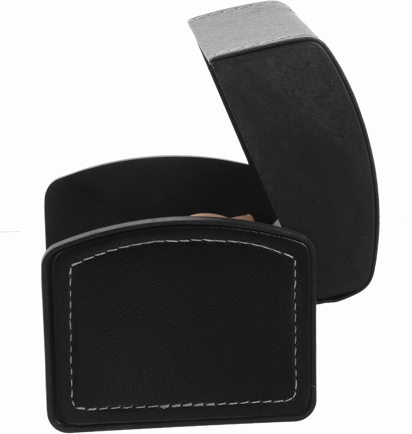VALICLUD 3pcs Single Leather Watch Box Elegant Wristwatch Display Case with Mini Pillow for Storing Mechanical Watches Fine Workmanship Comfortable Texture for Men Women