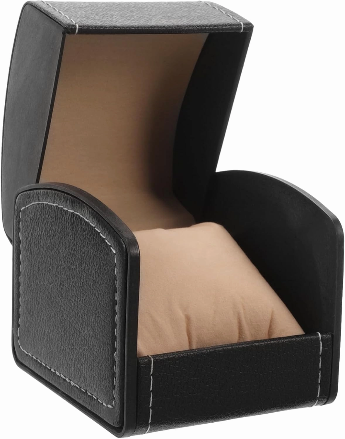 VALICLUD 3pcs Single Leather Watch Box Elegant Wristwatch Display Case with Mini Pillow for Storing Mechanical Watches Fine Workmanship Comfortable Texture for Men Women