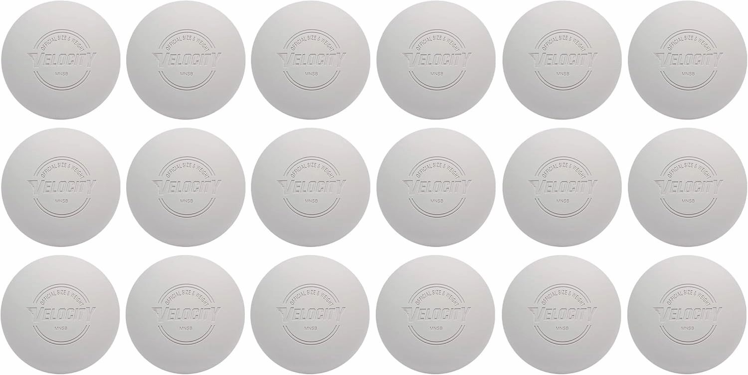 Velocity Lacrosse Balls - 1, 2, 3, 6, 12, 18, 24, 36, 60 and 120 Packs - for Practice, Official NFHS and College Approved Size