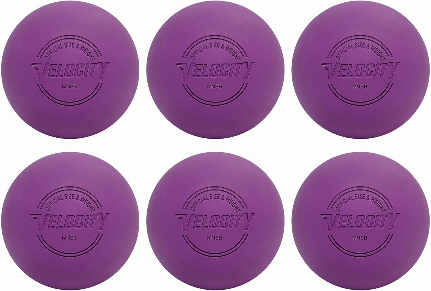 Velocity Lacrosse Balls - 1, 2, 3, 6, 12, 18, 24, 36, 60 and 120 Packs - for Practice, Official NFHS and College Approved Size