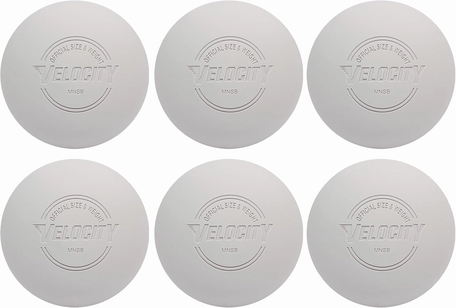 Velocity Lacrosse Balls - 1, 2, 3, 6, 12, 18, 24, 36, 60 and 120 Packs - for Practice, Official NFHS and College Approved Size