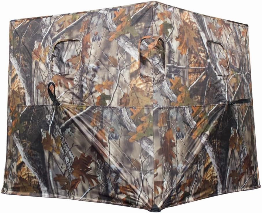 VENATIC Cloak Lite, Portable Quick Setup Lightweight Camouflage Pop Up 2-Sided Ground Hunting Blind
