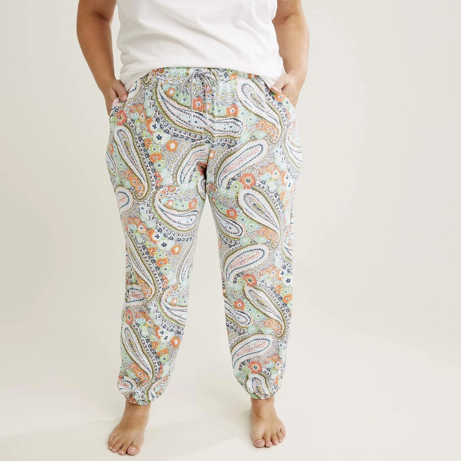 Vera Bradley Women's Lightweight French Terry Jogger Pajama Pants with Pockets