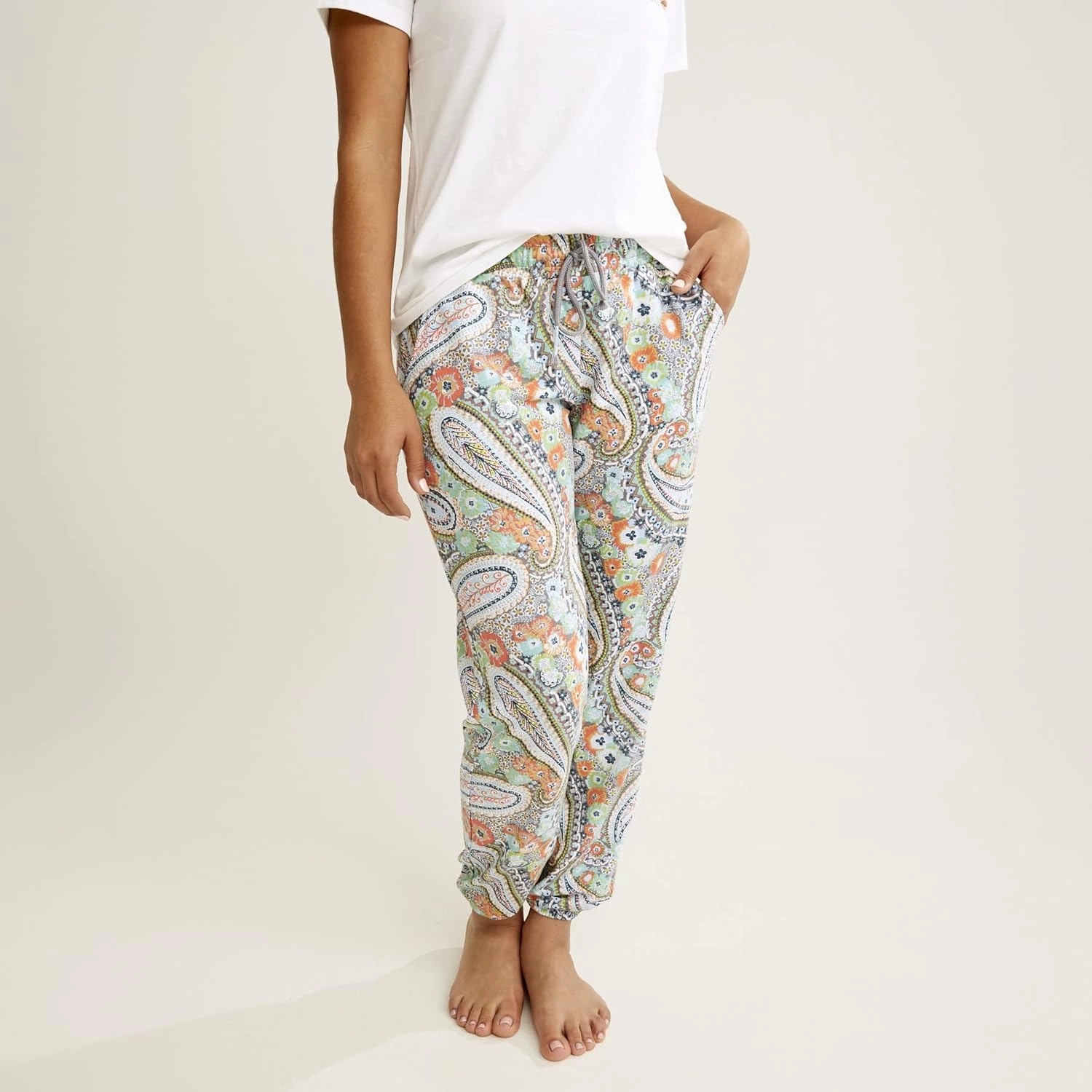 Vera Bradley Women's Lightweight French Terry Jogger Pajama Pants with Pockets