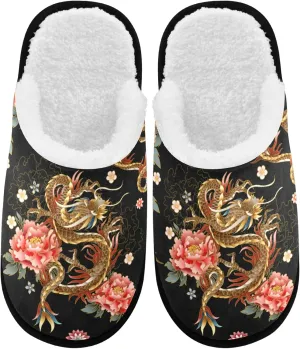 Visesunny Modern Cute Funny House Slippers for Women Men - Unisex Indoor Outdoor