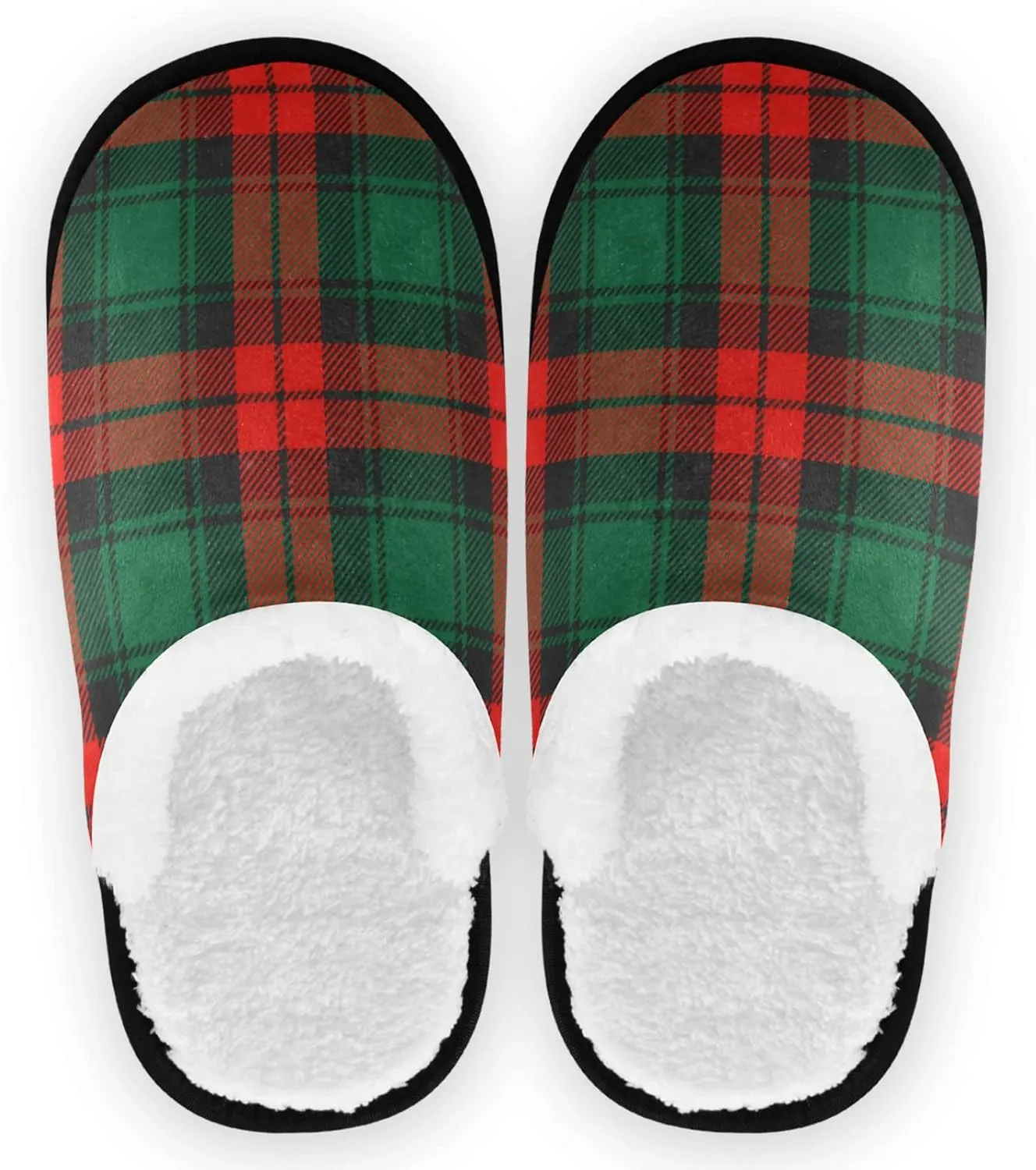 Visesunny Stylish Men Women Slippers - Unisex Adults House Shoes Lightweight Indoor Travel Warm Slippers