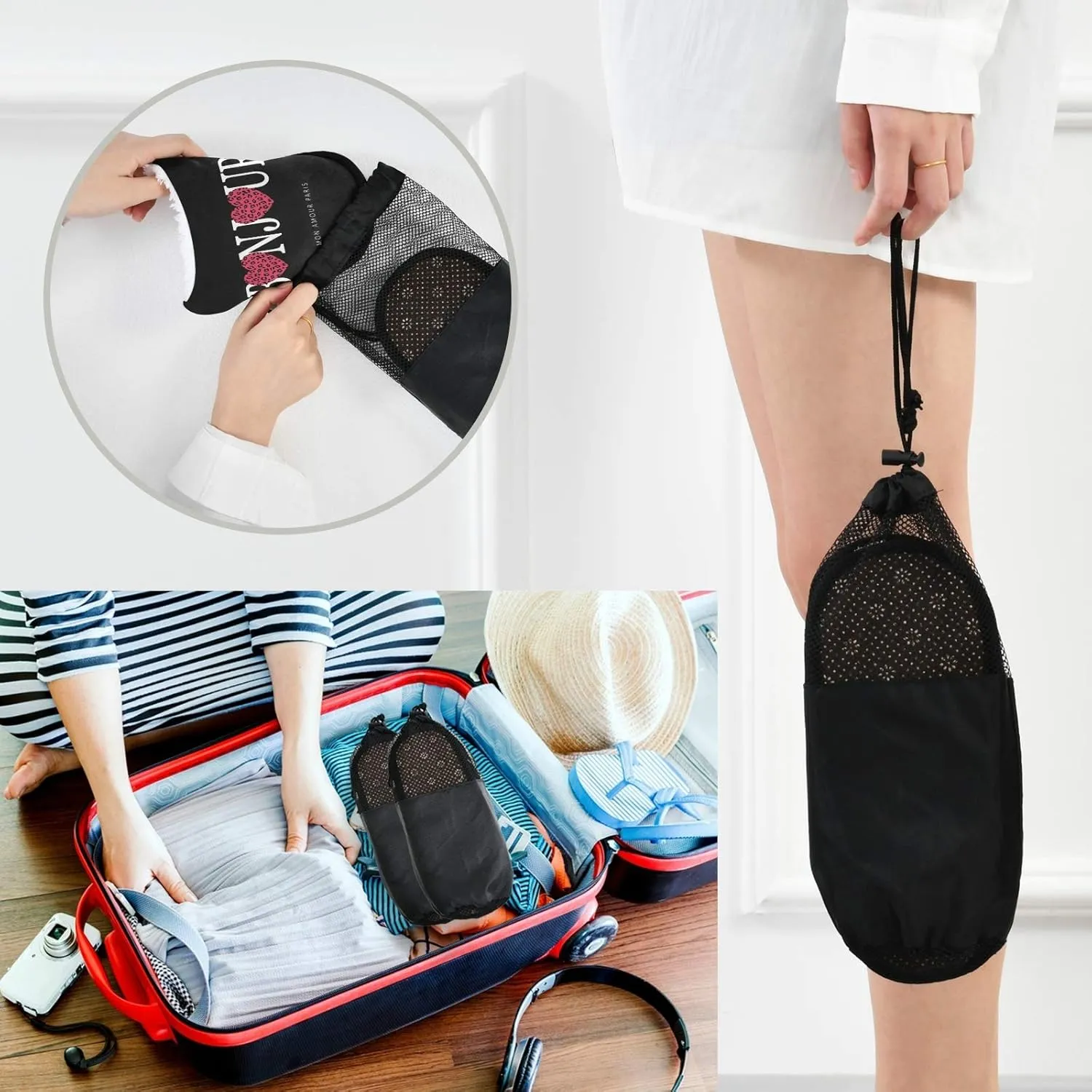 Visesunny Stylish Men Women Slippers - Unisex Adults House Shoes Lightweight Indoor Travel Warm Slippers