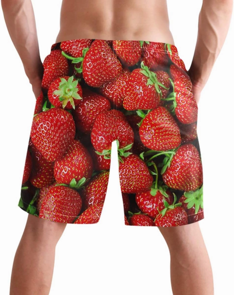 visesunny Men's Novelty Beach Shorts Quick Dry Swimwear Sports Running Swim Board Shorts