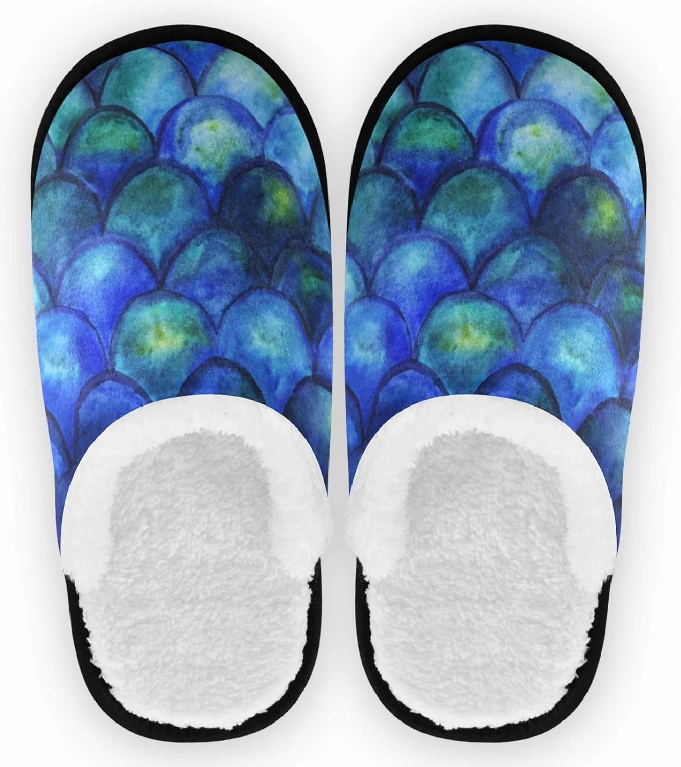 visesunny Slippers for Women Mens Stylish Foral Winter Warm Memory Foam Cotton Home Slippers Soft Plush Fleece Slip on House Slippers for Girls Indoor Outdoor Shoes