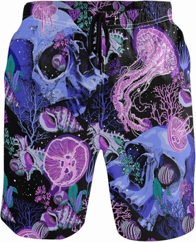 visesunny Stylish Mens Swim Trunks Quick Dry Beachwear Sports Swim Board Shorts Holiday Party Bathing Suits