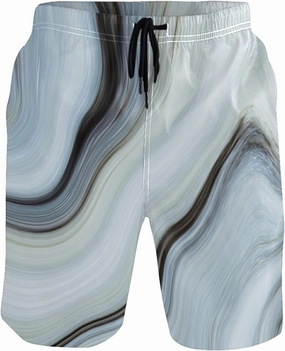 visesunny Summer Mens Swim Trunks Mesh Liner Swimming Trunks Men's Bathing Suit Quick Dry Swim Shorts