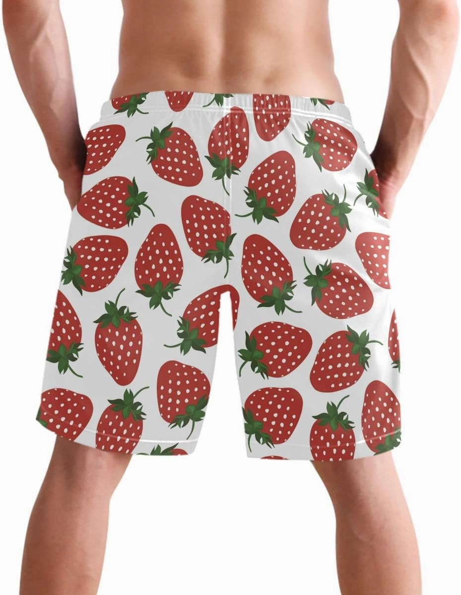 visesunny Summer Mens Swim Trunks Mesh Liner Swimming Trunks Men's Bathing Suit Quick Dry Swim Shorts