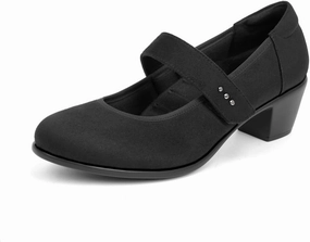 VJH confort Women's Mary Jane Pumps Low Block Chunky Heel Round Toe Dress Work Comfortable Shoes