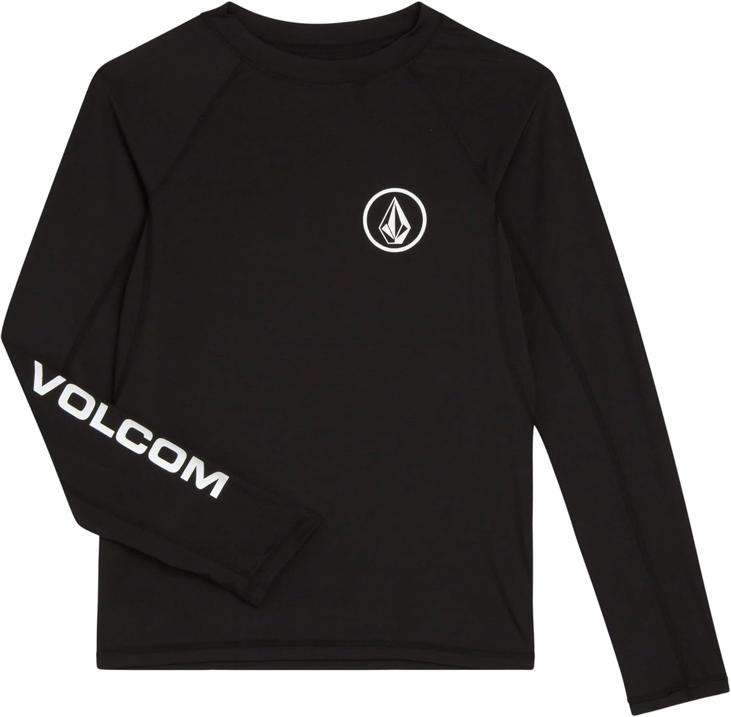 Volcom Boys Swim Shirt - UPF 50  Long Sleeve Rash Guard for Boys - Quick Dry Kids Swimwear Sun Protection Swim Shirts