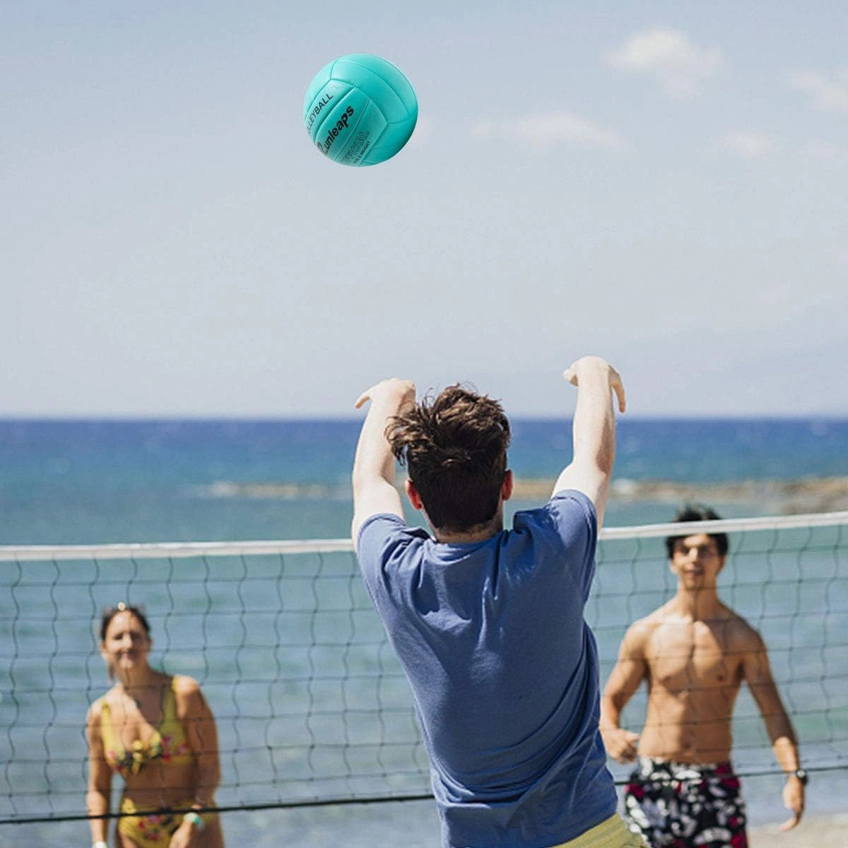 Volleyball, Waterproof Indoor Outdoor Volleyball for Beach Game Gym Training (Official Size 5)