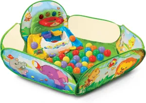 VTech Pop-a-Balls Drop and Pop Ball Pit, Green