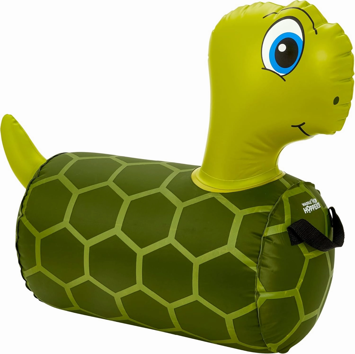 WADDLE Hip Hopper Inflatable Hopping Animal Bouncer Turtle, Ages 2 and Up, Supports Up to 85 Pounds