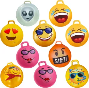 WALIKI Hopper Ball Party Pack for Adults | Set of 10 Giant Bouncy Balls for Outdoor Games & Races | Fun Group Activities for Adults & Teens