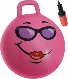 WALIKI Hopper Ball for Kids 3-6 | Hippity Hop | Jumping Hopping Ball | Relay Races | Pink 18”