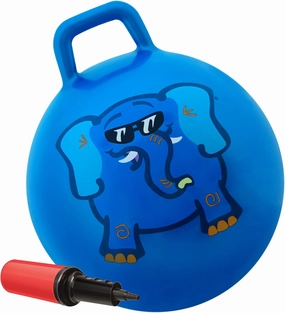 WALIKI Hopper Ball Toy for Boys and Girls Ages 3-6 | Hippity Hop Jumping Ball | Cool Birthday Gift | Blue | 18"