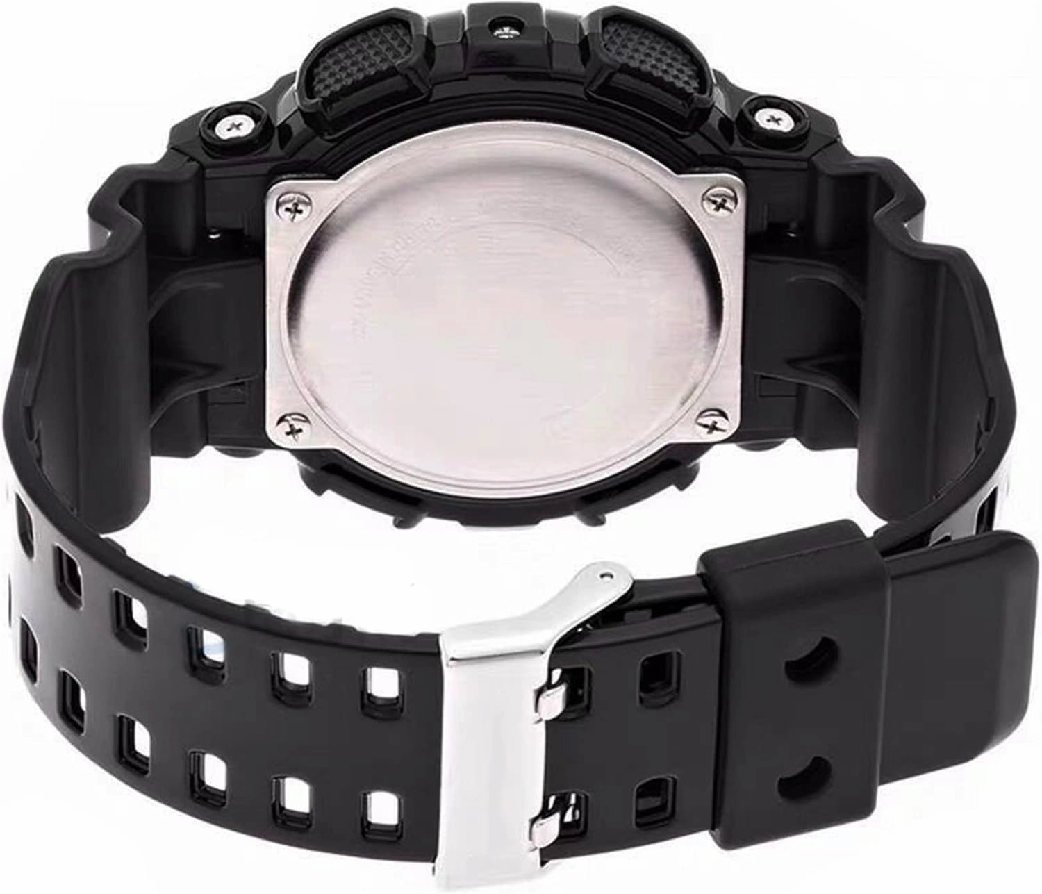 Watch Band Strap Buckle Fit for GA110/700 GW8900/9400 GG1000 DW5600/6900 GW-M5610 Bracelet Acessories Metal Clasp 19mm 21mm 22mm Clasp(A-silver-21mm)