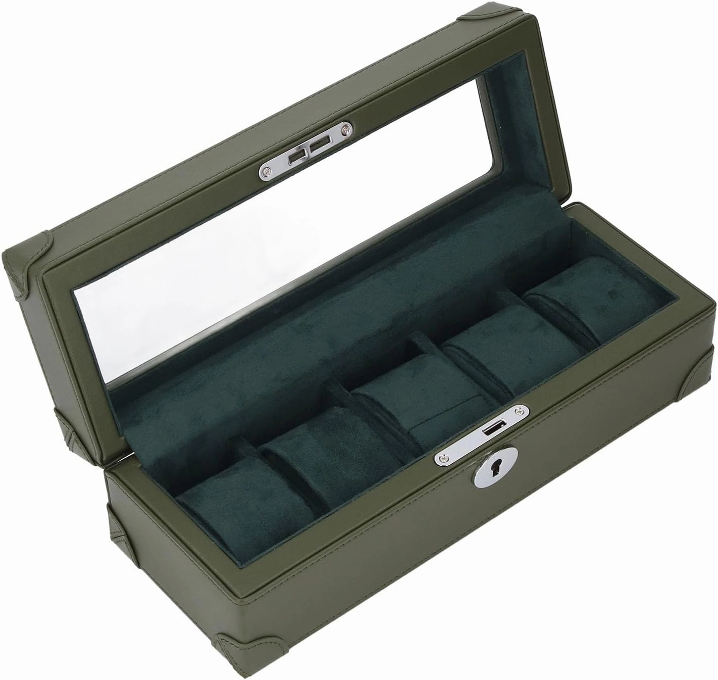 Watch Storage Holder, Watch Box Glass Window for Mechanical Watch