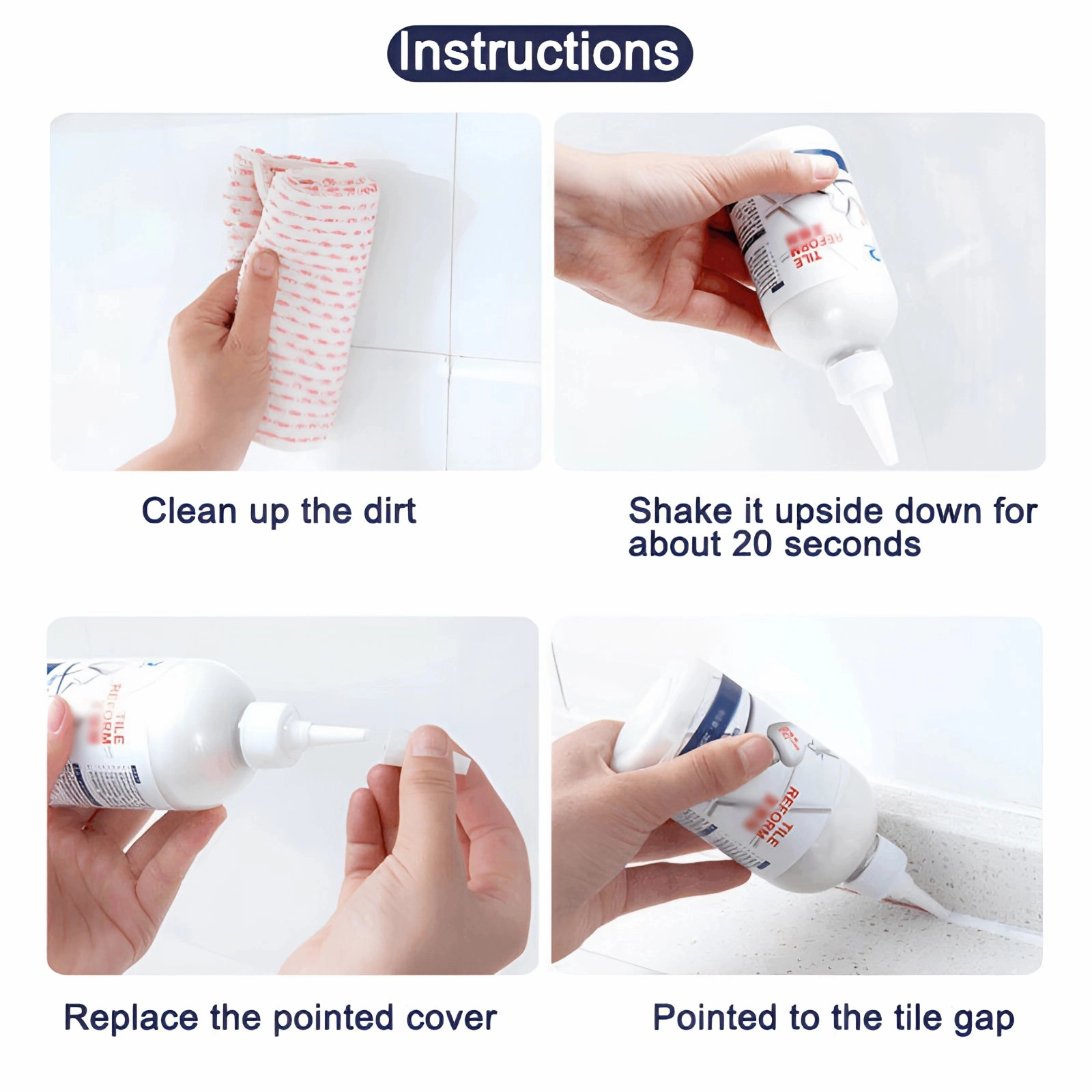 Waterproof Mold-Resistant Kitchen Sealant & Countertop Gap Filler