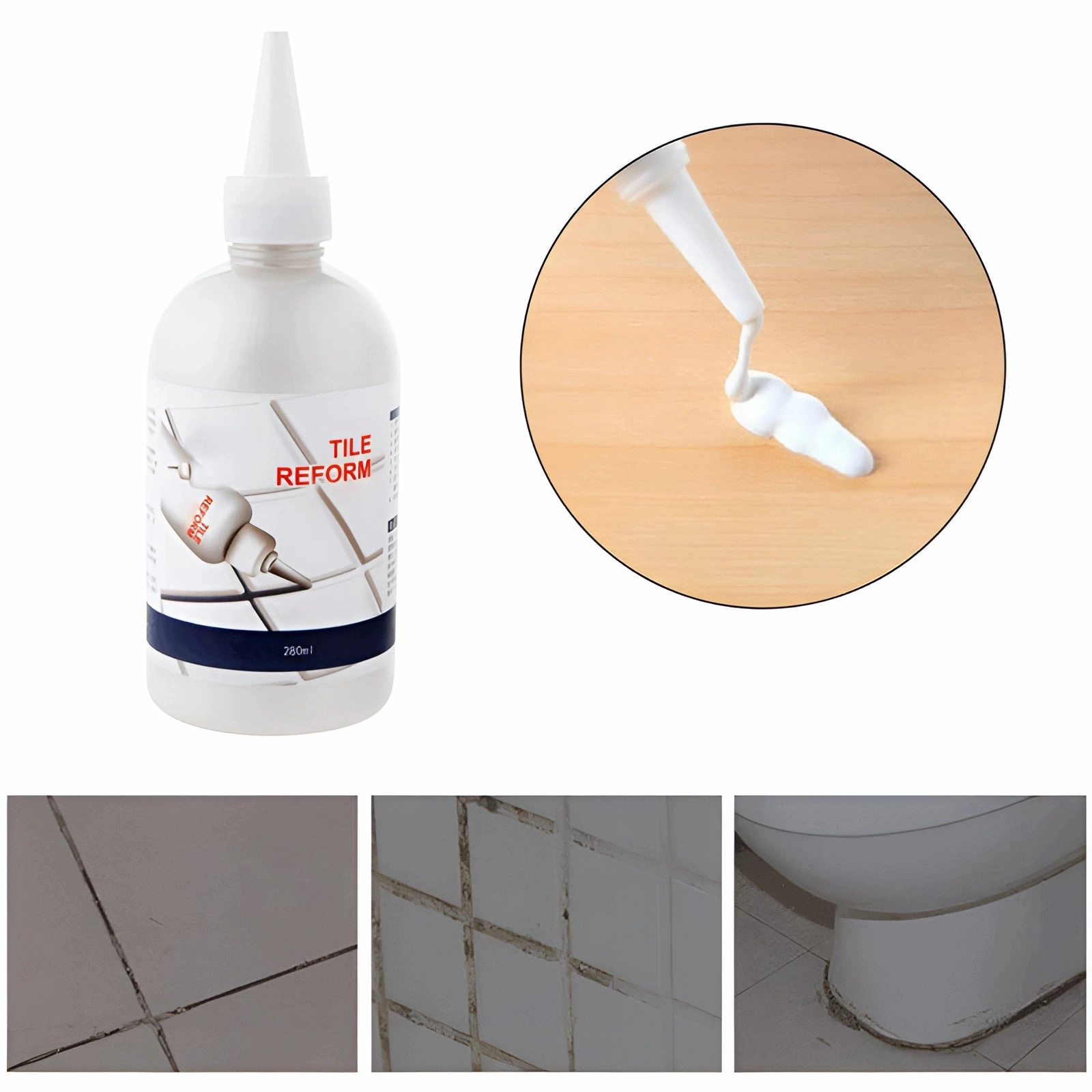 Waterproof Mold-Resistant Kitchen Sealant & Countertop Gap Filler