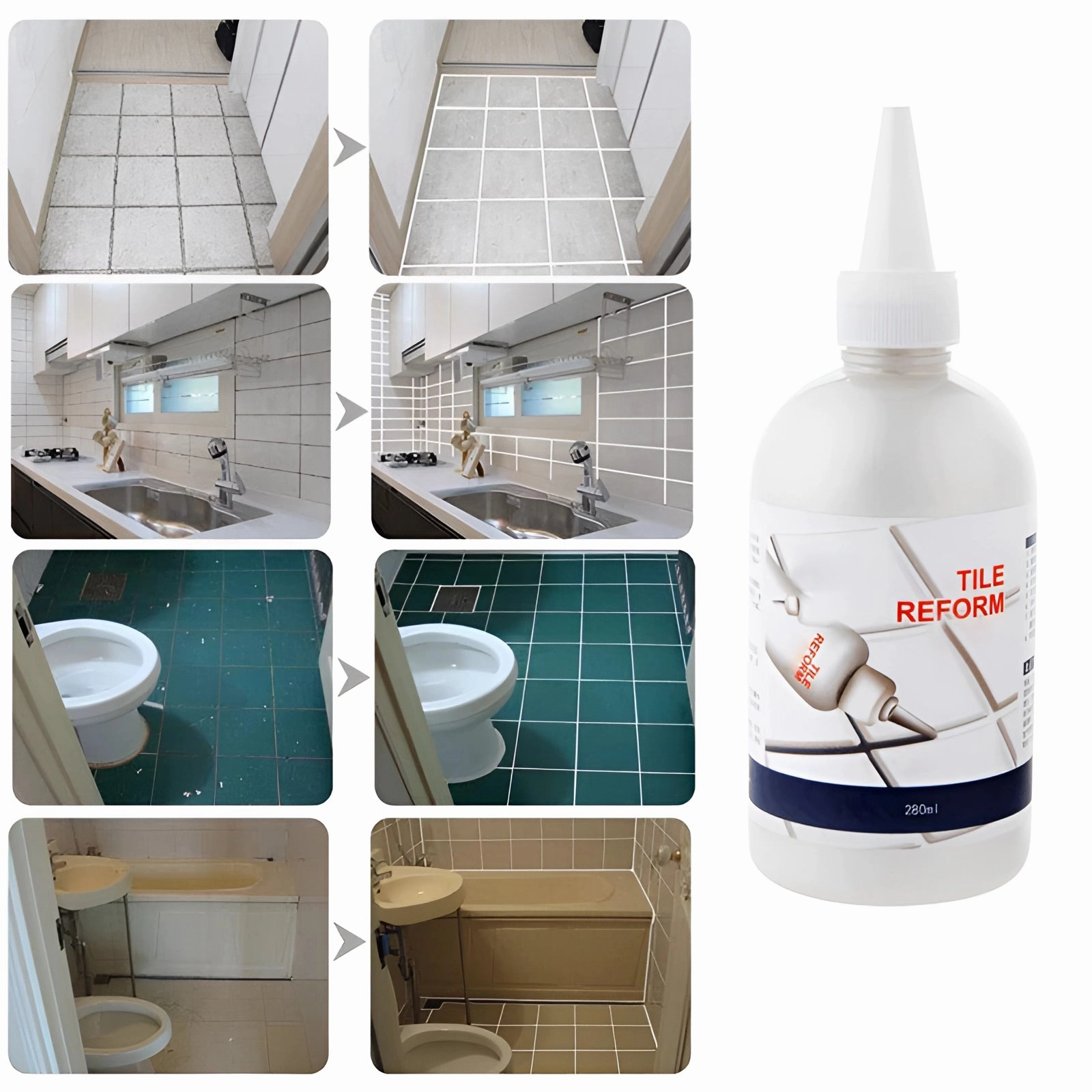 Waterproof Mold-Resistant Kitchen Sealant & Countertop Gap Filler