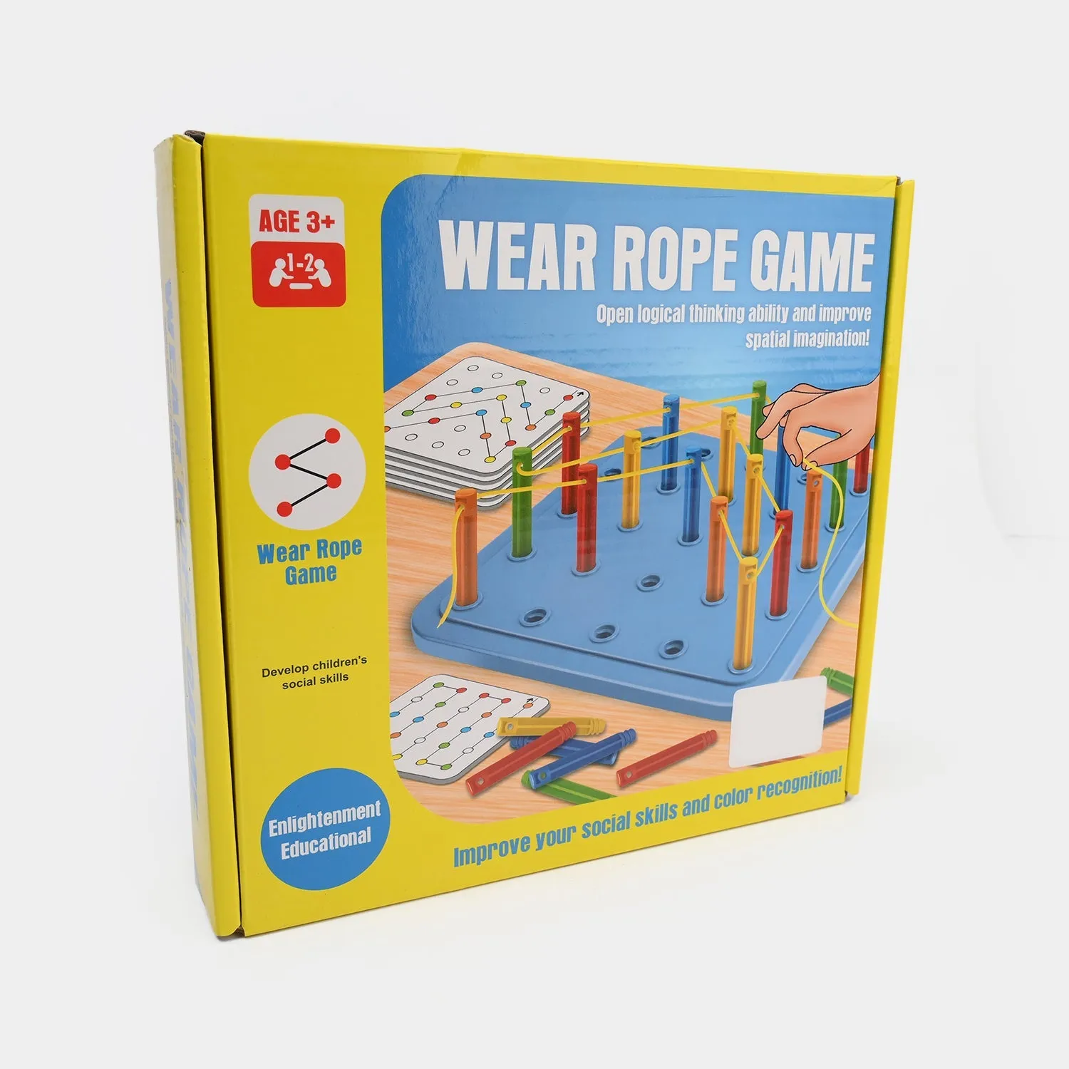 Wear Rope Threading Game for Kids