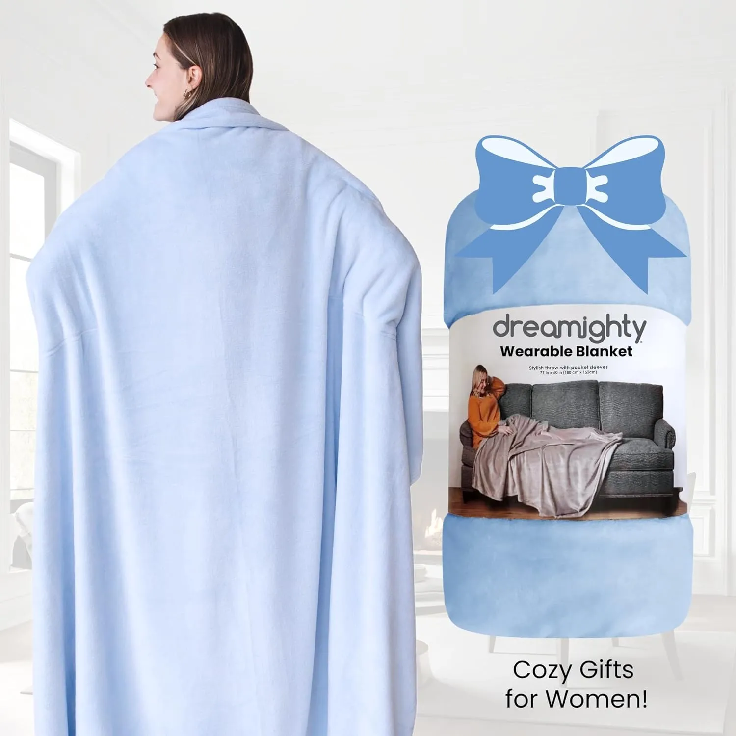Wearable Blankets for Women - Mothers Day Gifts for Mom - Adult Wearable Blanket Men, Birthday Gifts for Women