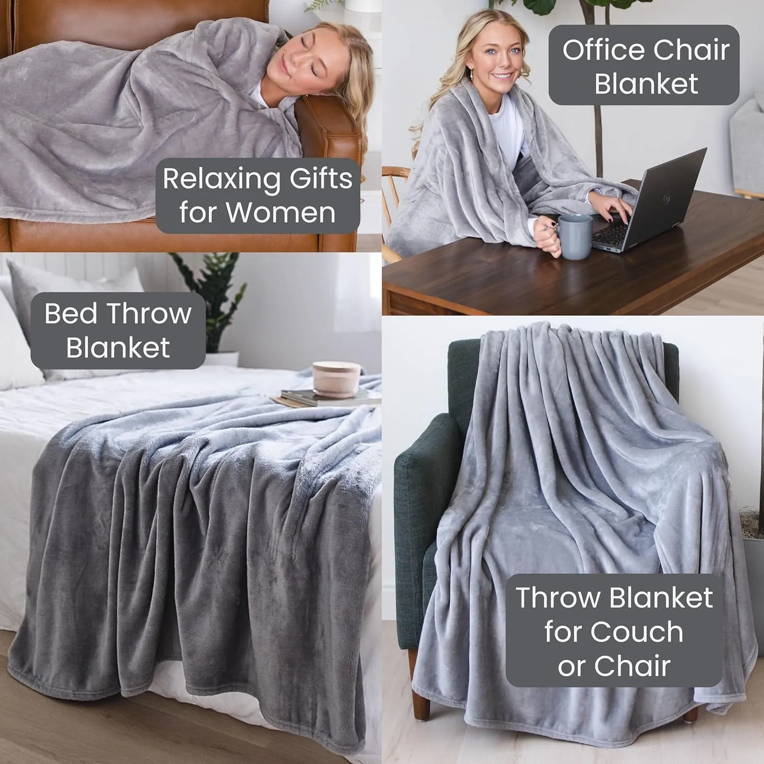 Wearable Blankets for Women - Mothers Day Gifts for Mom - Adult Wearable Blanket Men, Birthday Gifts for Women