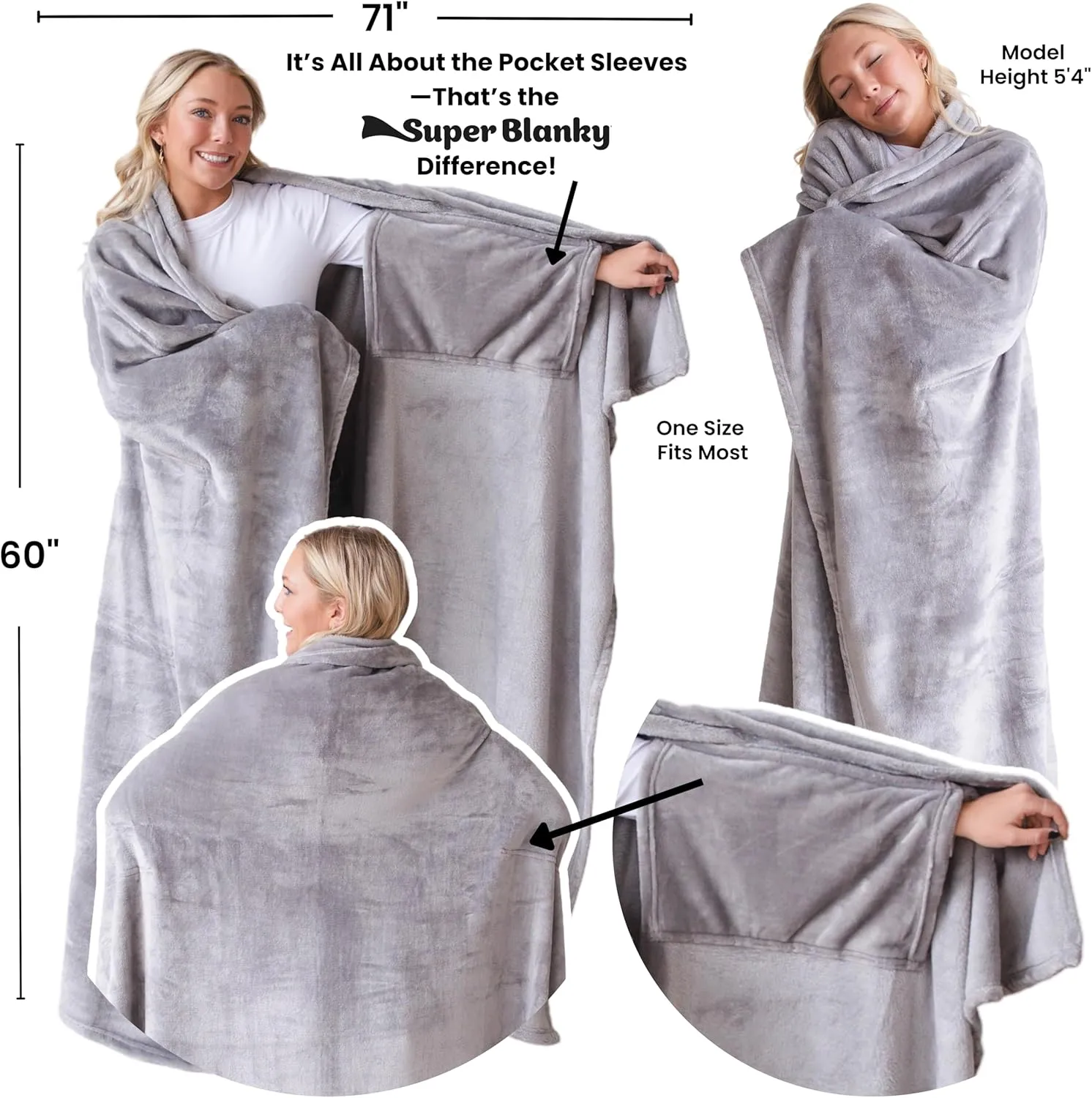 Wearable Blankets for Women - Mothers Day Gifts for Mom - Adult Wearable Blanket Men, Birthday Gifts for Women
