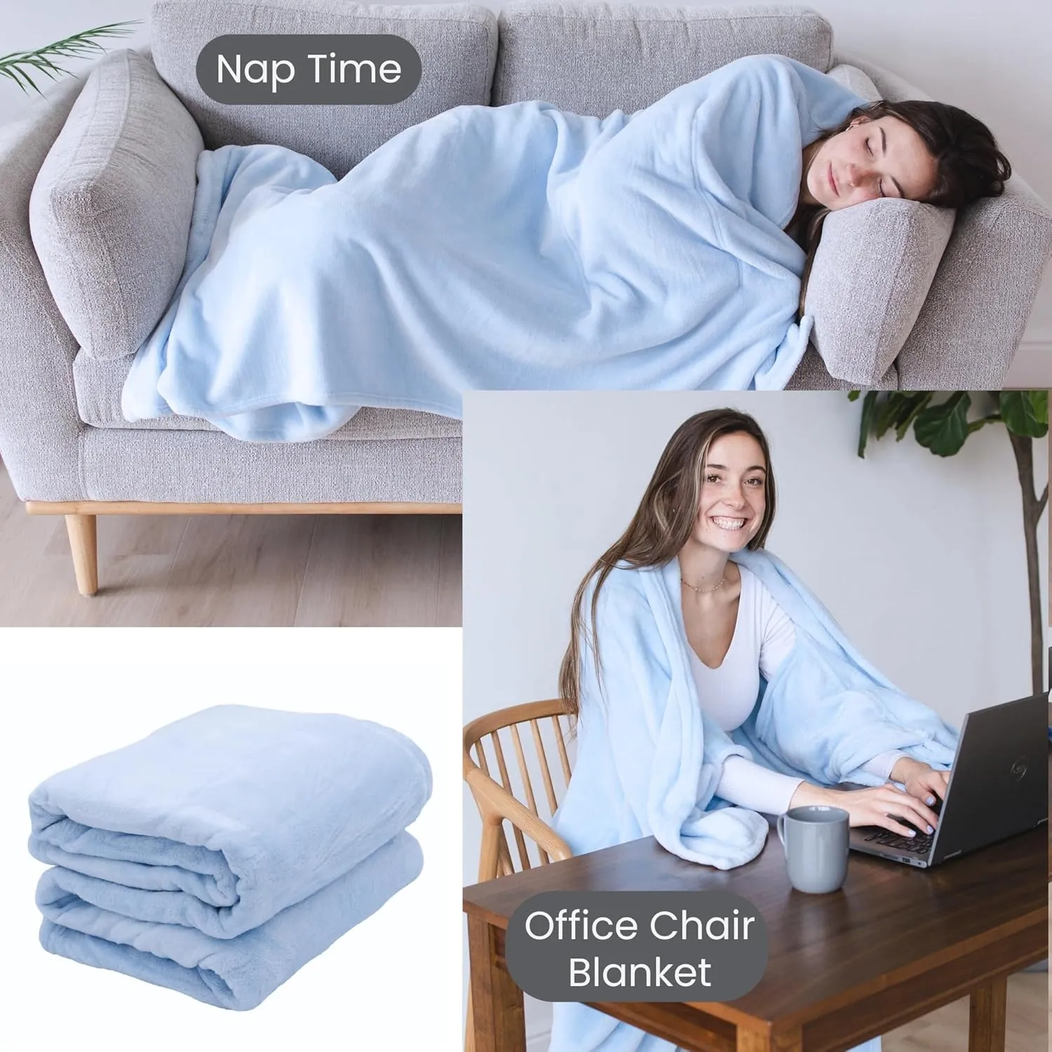Wearable Blankets for Women - Mothers Day Gifts for Mom - Adult Wearable Blanket Men, Birthday Gifts for Women