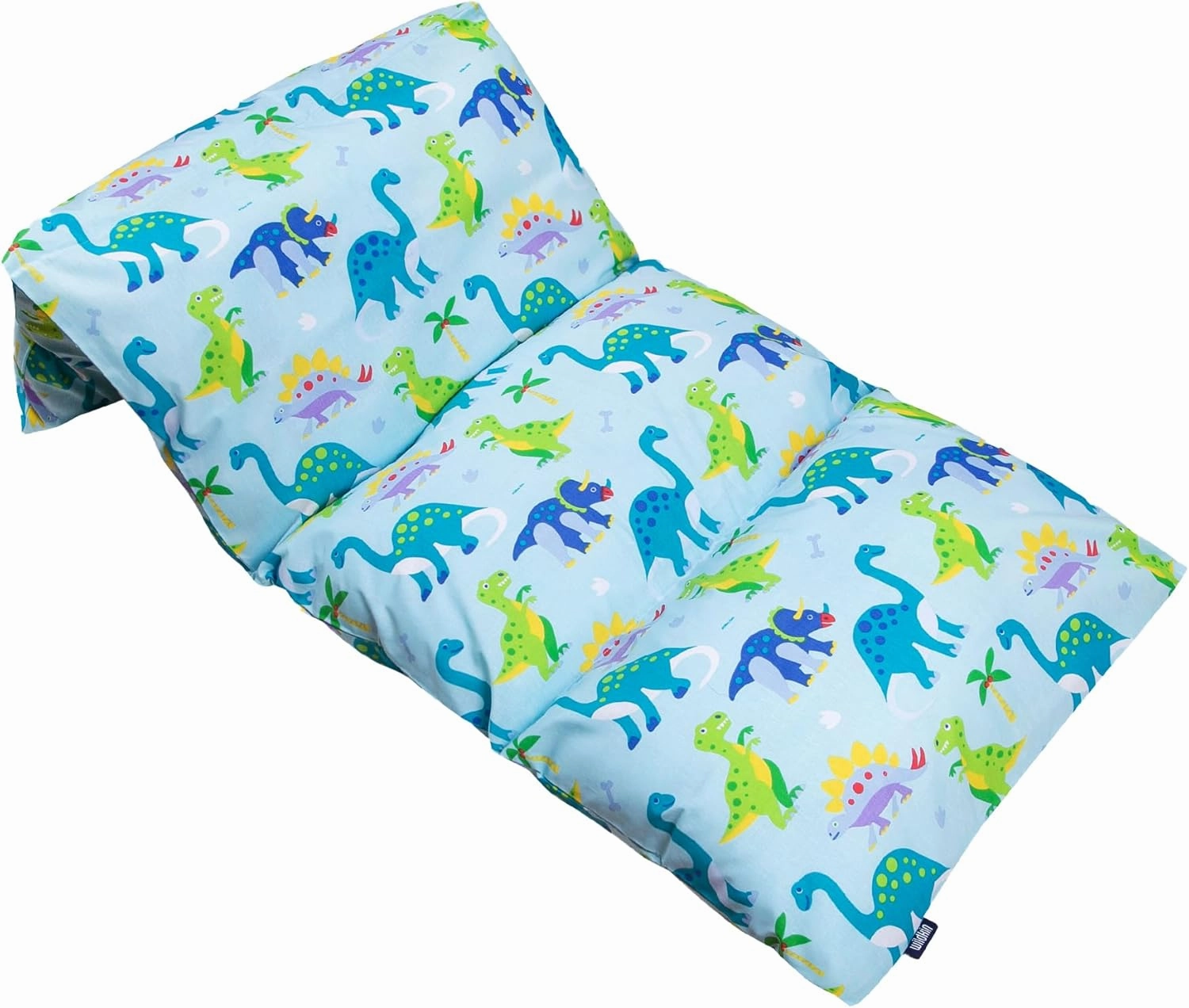 Wildkin Kids Floor Lounger – Pillow Lounger, Travel-Friendly, Ideal for Sleepovers, Fits Standard Pillows - Dinosaur Land