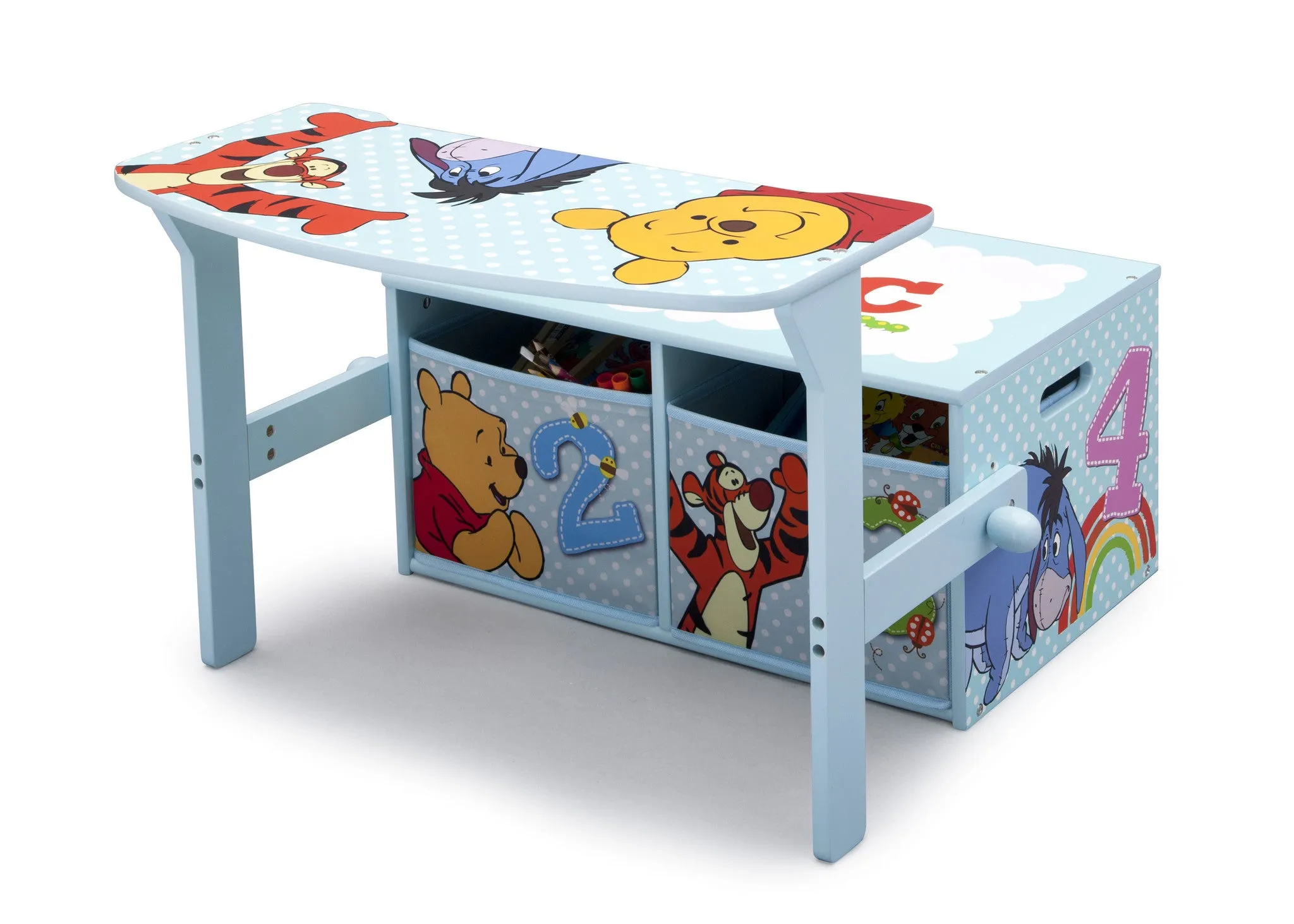 Winnie the Pooh 3-in-1 Storage Bench and Desk