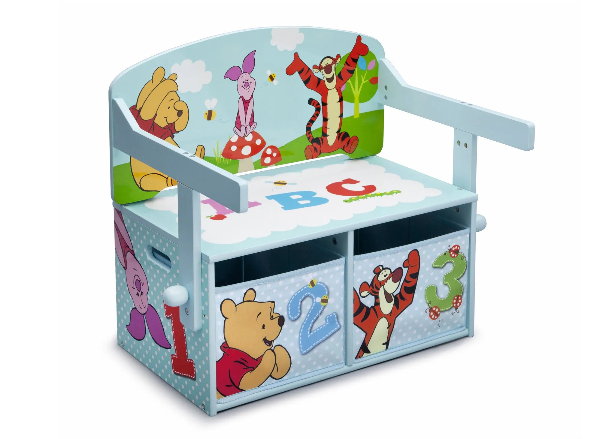 Winnie the Pooh 3-in-1 Storage Bench and Desk
