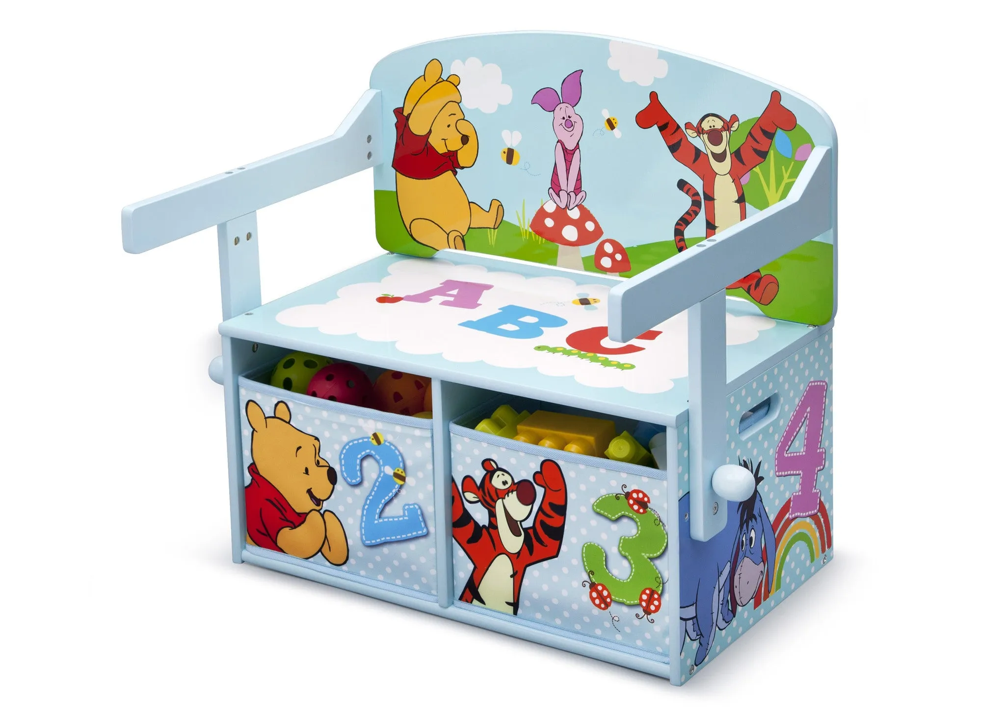 Winnie the Pooh 3-in-1 Storage Bench and Desk