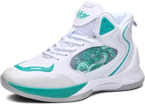 Womens High Top Chinese Stylish Basketball Shoes Comfortable Lace Up Athletic Sports Running Sneakers Non-Slip Soft Tennis Walking Shoes